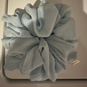 Free People Sky Blue Oversized Hair Scrunchie